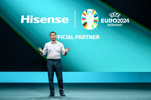 Fisher Yu, Chủ tịch Tập đoàn Hisense, công bố quan hệ đối tác với UEFA