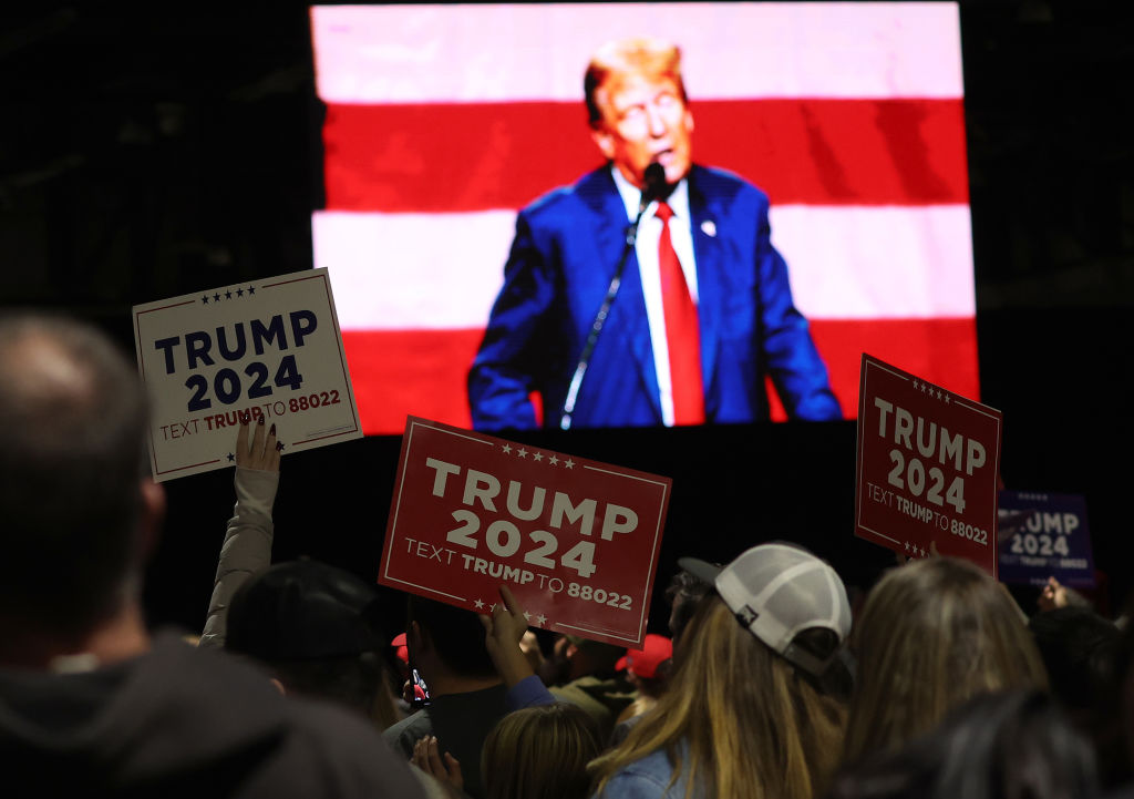 Former President Trump Holds Campaign Rally In Reno, Nevada