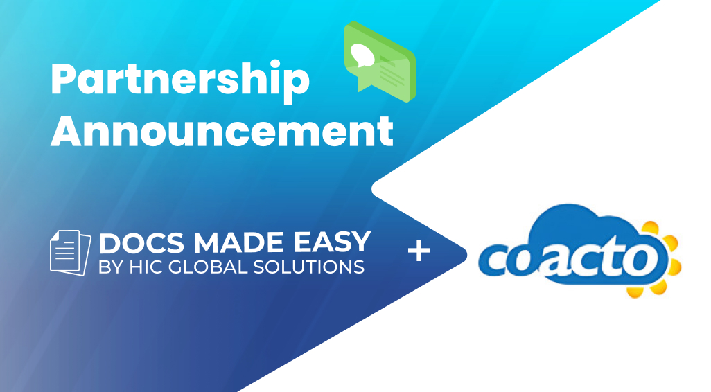 Docs Made Easy and Coacto Docs Made Easy and Coacto