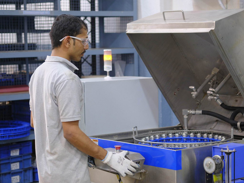 Precision Component Manufacturing Setup