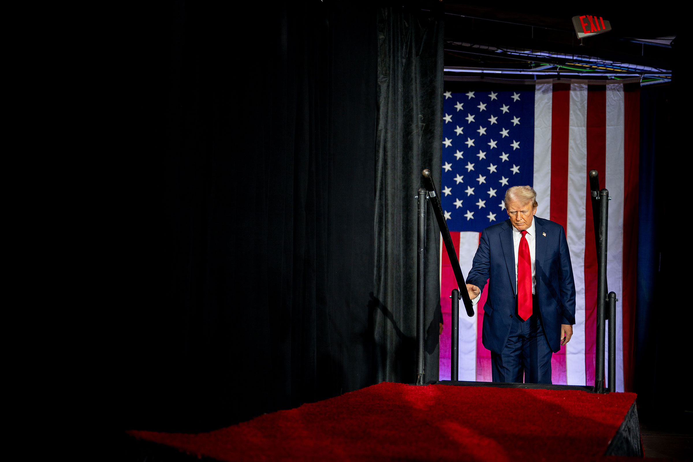 Republican Presidential Nominee Donald Trump Holds A Campaign Rally In Charlotte, North Carolina
