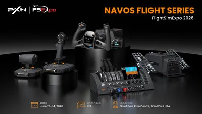PXN Flight Simulator NAVOS Series ที่ FlightSimExpo 2026 PXN Flight Simulator NAVOS Series ที่ FlightSimExpo 2026