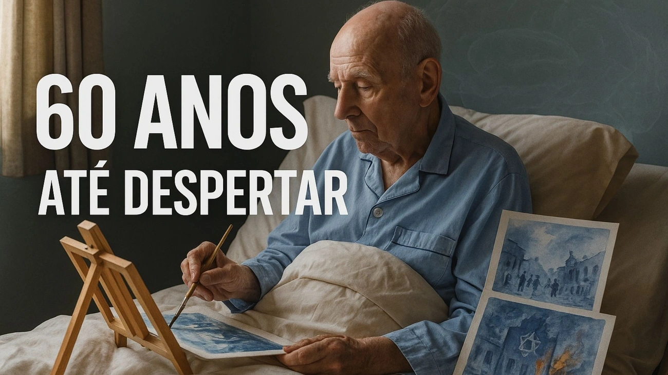 Aos 92 anos e em vigília por 60, sobrevivente que acordou da ‘doença do sono’ impressiona ao pintar quadros na cama, ensinar netos sobre holocausto e reescrever o que a neurologia sabe sobre despertares tardios