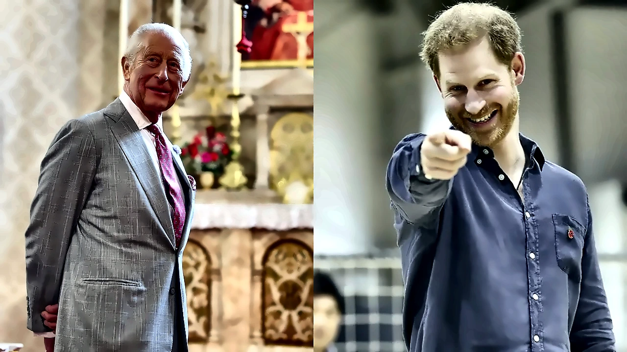 Príncipe Harry e Rei Charles se reencontram após mais de um ano