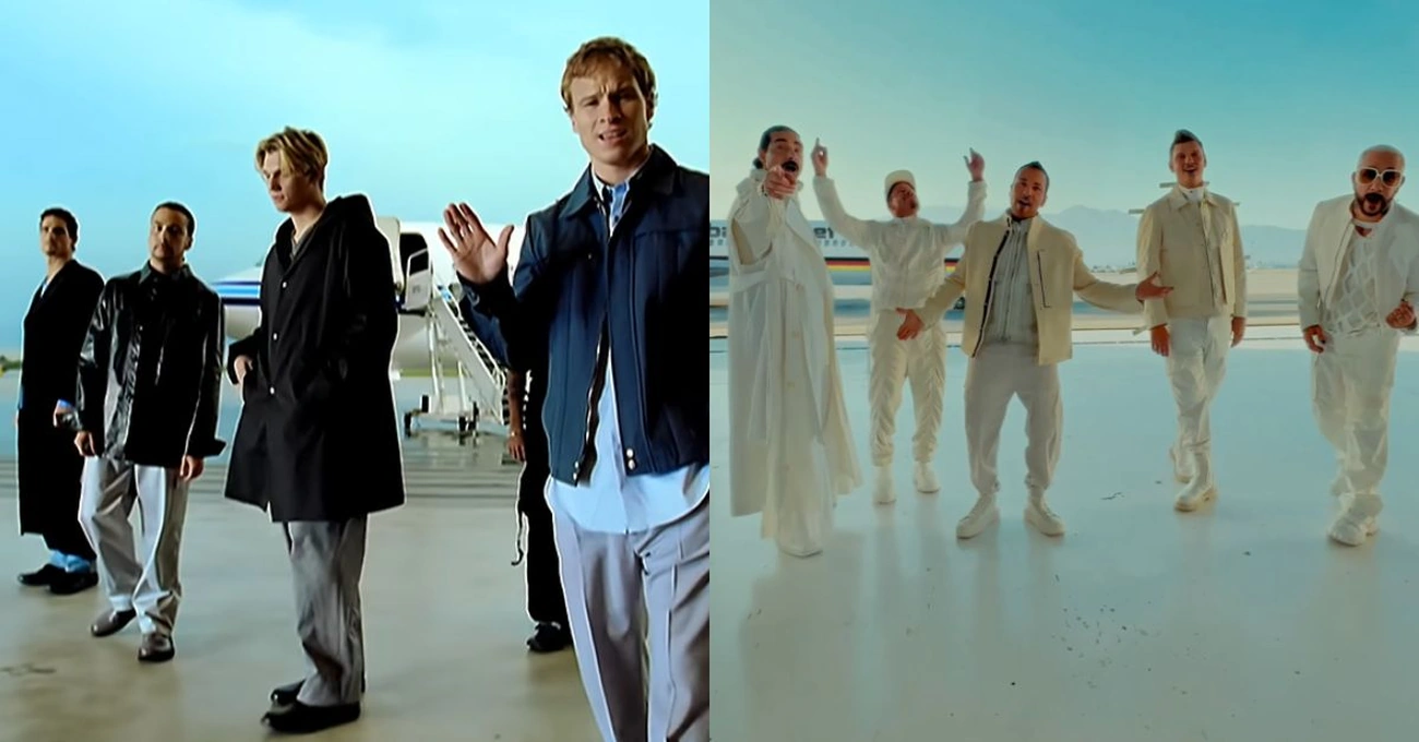 Backstreet Boys recriam clipe de I Want It That Way após 26 anos agora no YouTube