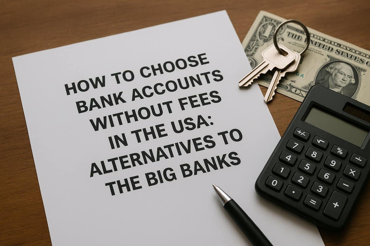 How To Choose Bank Accounts Without Fees In The USA: Alternatives To The Big Banks