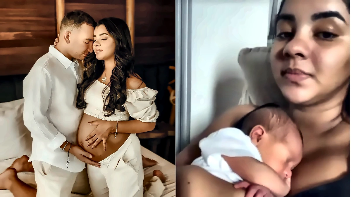 Esposa de João Gomes revela medo após segunda gravidez