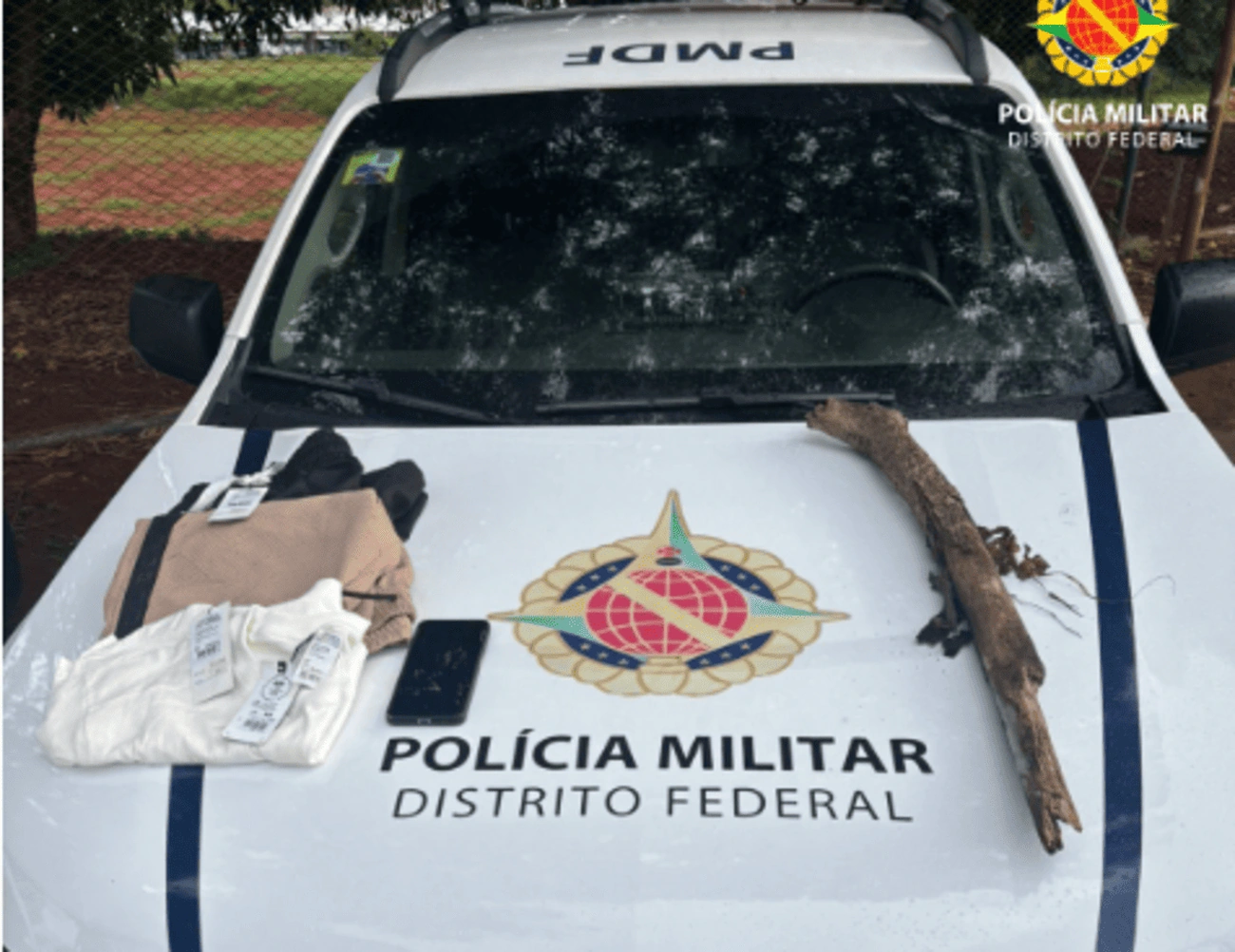 PM prende homem com 24 passagens após furtar estabelecimento no DF