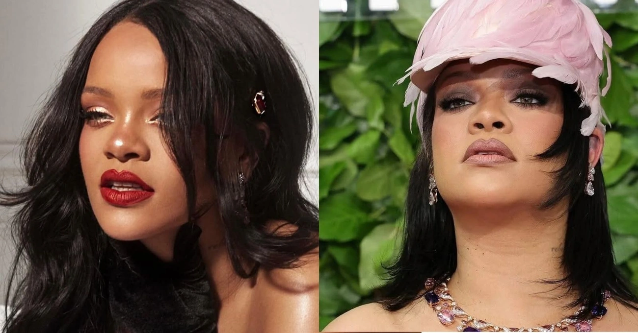 Rihanna chama atenção com look rosa e chapéu polêmico no Gotham Awards