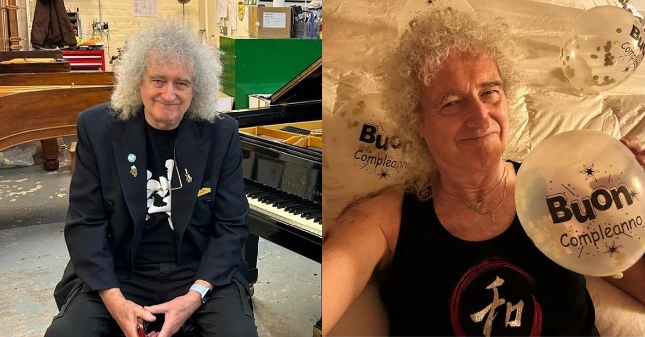 Brian May do Queen compartilha reflexão após AVC agora aos 78 anos