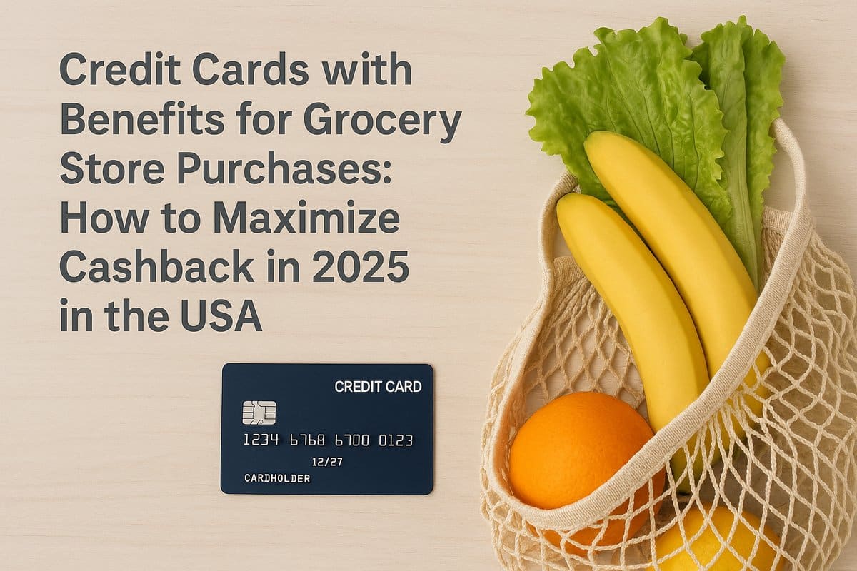 Credit Cards with Benefits for Grocery Store Purchases: How to Maximize Cashback in 2025 in the USA