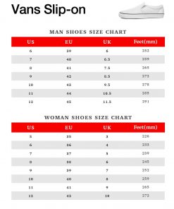 Vans Slip On Size Chart