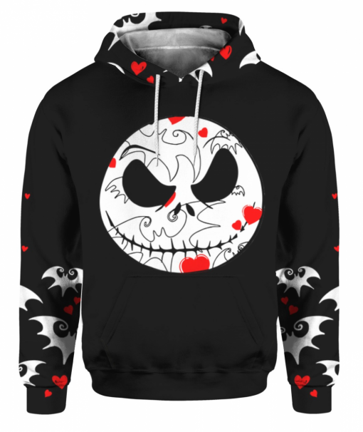 3d jack skellington hoodie