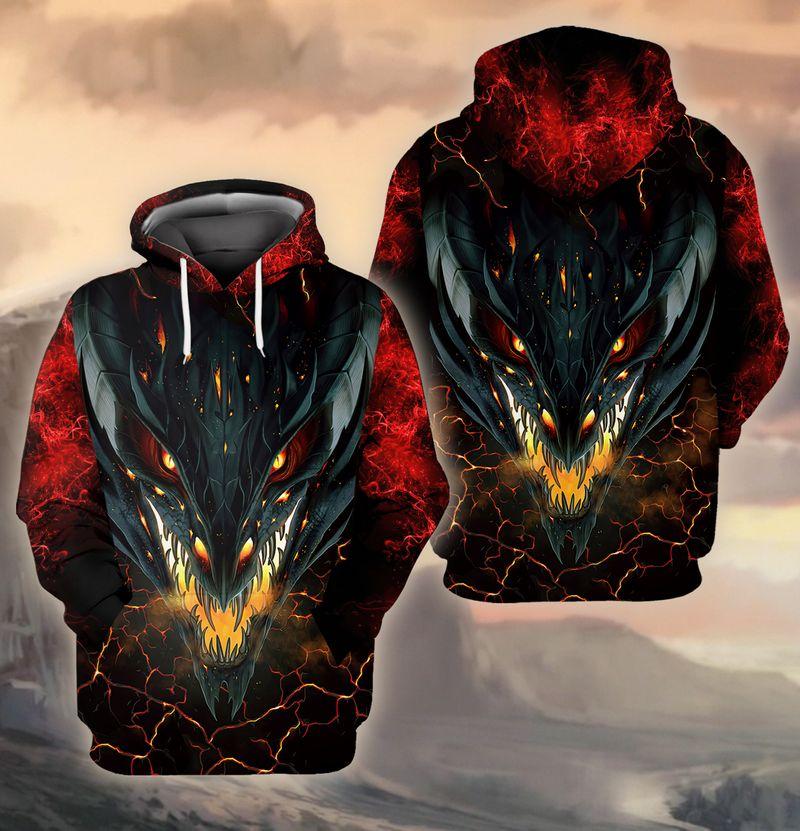 3d Beautiful Fire Dragon Hoodie Zip Hoodie Long Sleeved Tank Top T Shirts Taa197 Personalized Gift Buzzazone