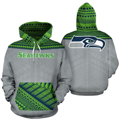 Seattle Seahawks Zip-Up Hoodie - Men's Big & Tall, Best Price and Reviews