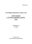 Bibliographic Guide to Latin American Studies