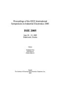 Proceedings of the IEEE International Symposium on Industrial Electronics