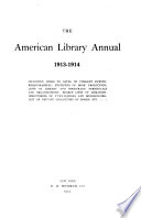 The American Library Annual