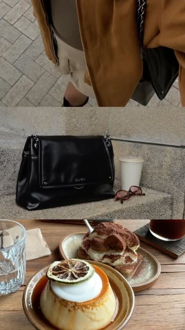 送料込★S’AIME★皮穿錬掀蓋流浪方包 M★2wayショルダーバッグ S'AIME 皮穿鍊掀蓋流浪方包(M)｜ S'AIME東京企劃