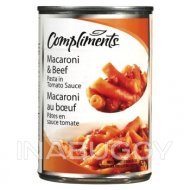 Compliments Macaroni & Beef Pasta 425G