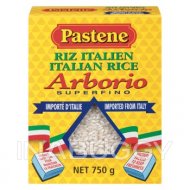 Pastene Arborio Italian Rice 750 g