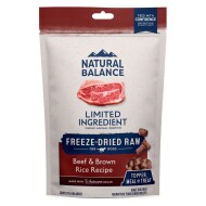 Natural Balance Limited Ingredient Freeze-Dried Raw All Life Stage Dog Food Topper - 6 Oz.