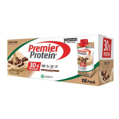 Premier Protein Café Latte Protein Shake 11.5 fl oz Costco , Toronto