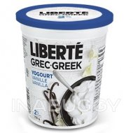 Liberte Greek Yogurt 2% Vanilla 750G
