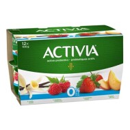 0% Flavoured Probiotic Yogurt Variety Pack 12x100 g