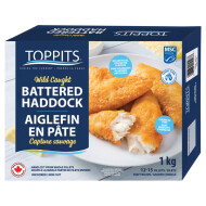 Toppits Battered Haddock ~1 kg