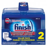 Finish Dual Action Formula Dishwasher Detergent Cleaner 2 Count
