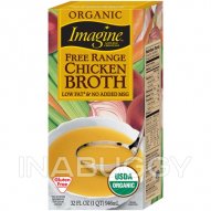 Imagine Organic Chicken Broth Free Range 1L