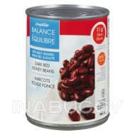Compliments Balance Dark Red No Salt Added Kidney Beans 540 ml