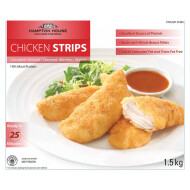 Hampton House Frozen Breaded Chicken Strips ~1.5 kg