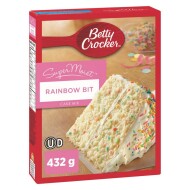 Betty Crocker, SuperMoist, Rainbow Bit Cake Mix 432g