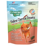 Emerald Pet Dental Cat Treat - Natural, Grain Free, Salmon