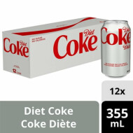 Coca-Cola Diet Coke Fridge Pack, 12 x 355 ml