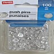 Push Pins, Clear