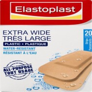 Extra wide plastic adhesive bandages