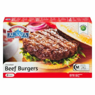 Al Safa Halal Uncooked Beef Burgers ~800 g