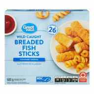 Great Value Breaded Fish Sticks 1Ea