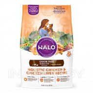 HALO® DreamCoat Indoor Healthy Weight Cat Food - Natural, Grain Free, Chicken & Chicken Liver Recipe - Chicken & Liver, 11.5 Lb