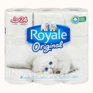 Royale Original Bathroom Tissue ~9 Mega Rolls