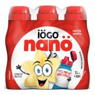 1% vanilla flavoured drinkable yogurt variety pack, Nano ~6x93 ml