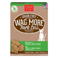 Cloud Star® Wag More Bark Less® Dog Treat - Natural, Grain Free, Chicken & Sweet Potatoes