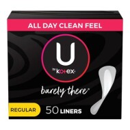 Individually Wrapped Thin Liners, Barely There 50 un