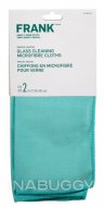 FRANK Microfibre Glass Cleaning Cloths, 2-pk