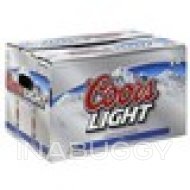 Coors Light 24 pack cans, 1 x 24x355ml