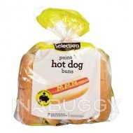 Hot dog buns ~8 Pcs EA