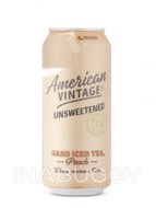 American Vintage Unsweetened Peach, 473 mL can